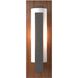 Forged Vertical Bar 1 Light 5 inch Natural Iron ADA Sconce Wall Light in Cherry