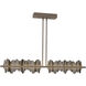 Hildene LED 51.9 inch Bronze/Oil Rubbed Bronze Pendant Ceiling Light, Large