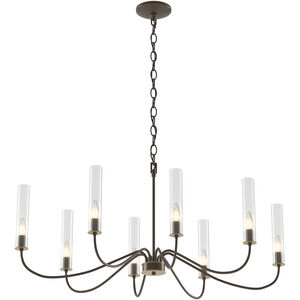Grace 8 Light 23.7 inch Bronze Chandelier Ceiling Light