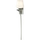 Antasia 1 Light 6 inch Sterling Sconce Wall Light, Single Glass