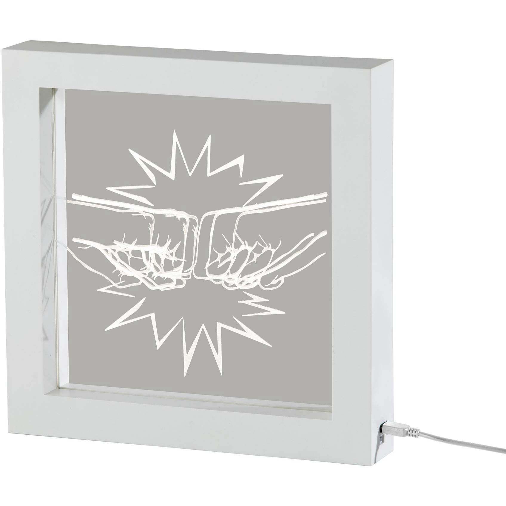 Fist Bump Video 9 inch 0.3 watt White Light Box Portable Light, Simplee Adesso