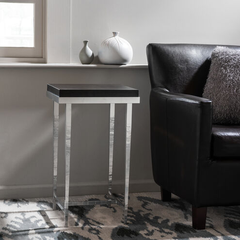 Wick 27 X 16 inch Sterling Side Table in Maple Espresso