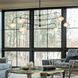 Ume 6 Light 58.6 inch Black Pendant Ceiling Light in Frosted, Large