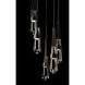 Link 5 Light 13 inch Oil Rubbed Bronze Pendant Ceiling Light, Standard