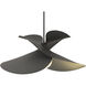 Hibiscus 1 Light 24.7 inch Natural Iron Pendant Ceiling Light, Large