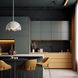 Pangea 1 Light 15.3 inch White Pendant Ceiling Light - Open Box