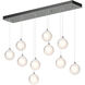 Fritz 10 Light 9.4 inch Vintage Platinum Pendant Ceiling Light