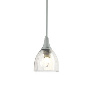 Trumpet 1 Light 5.91 inch Vintage Platinum Mini Pendant Ceiling Light in Water