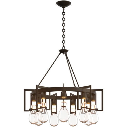 Apothecary 9 Light 34.9 inch Ink Chandelier Ceiling Light