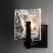 Arc 1 Light 6 inch Black Bath Sconce Wall Light, Small