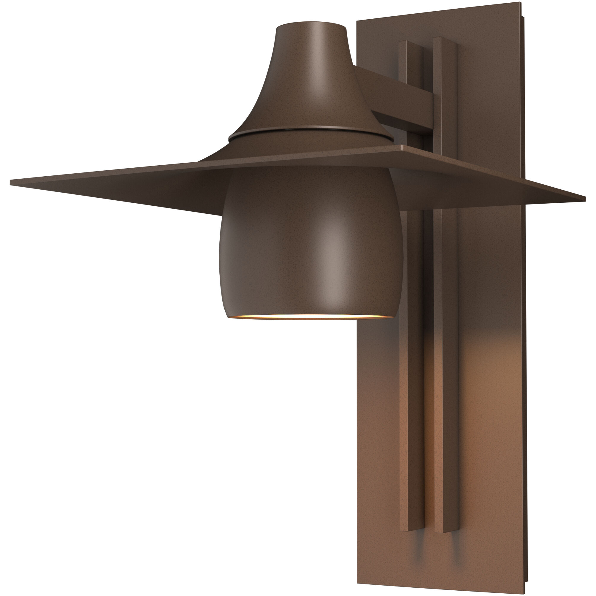 Hood 1 Light 16 inch Coastal Bronze Outdoor Sconce, Large