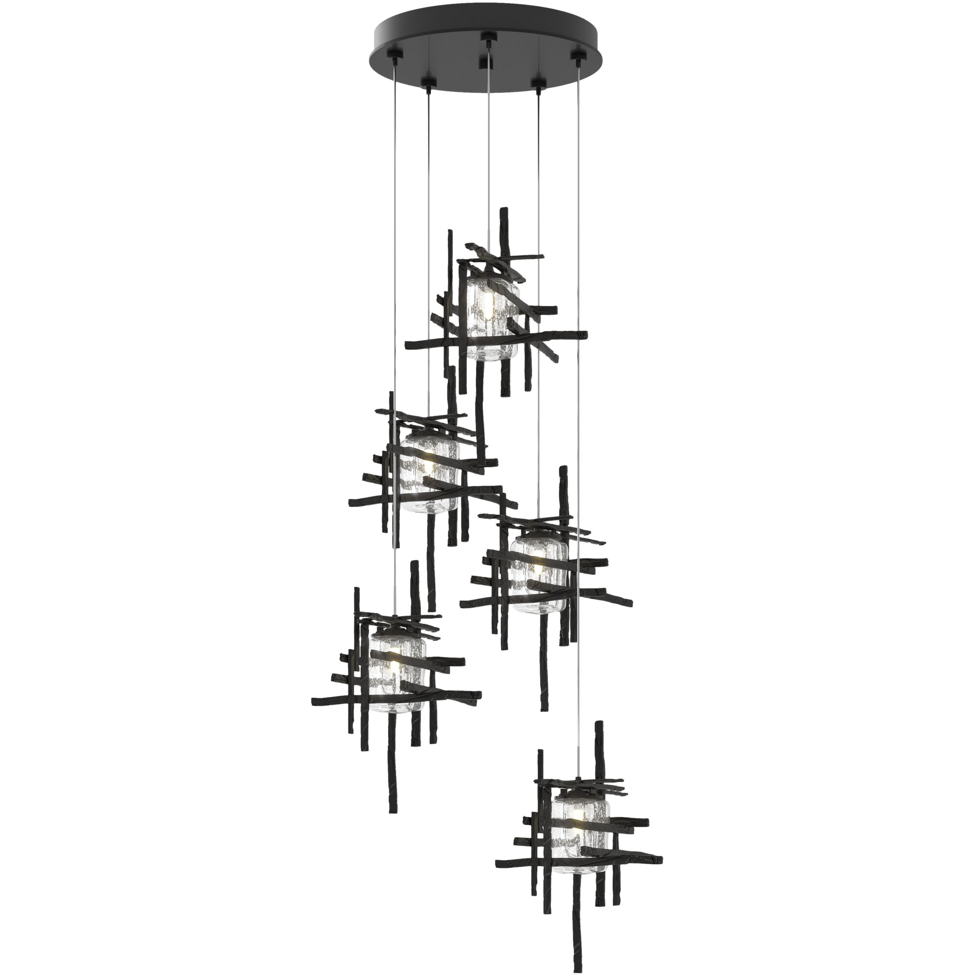 Tura 5 Light 27.3 inch Ink Pendant Ceiling Light