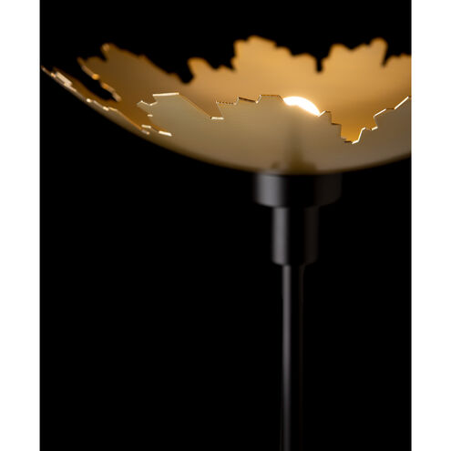 Pangea 83.4 inch 60.00 watt White with Soft Gold Torchiere Portable Light in White and Soft Gold