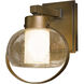 Port 1 Light 10.3 inch Coastal Black Outdoor Sconce, Small - Open Box