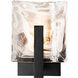 Arc 1 Light 6 inch Black Bath Sconce Wall Light, Small