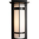 Banded 1 Light 20.3 inch Coastal Black Outdoor Sconce, Large