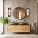 Shield LED 7 inch Black and Clear Steel ADA Wall Sconce Wall Light