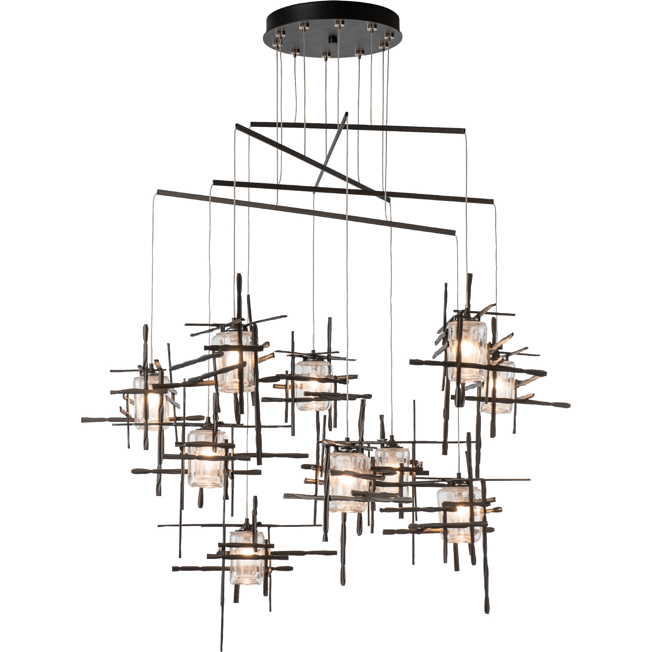 Tura 10 Light 48.9 inch Oil Rubbed Bronze Mobile Pendant Ceiling Light