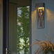 Collage LED 27.1 inch Coastal Dark Smoke Outdoor Sconce, Large