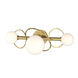 Olympus 3 Light 21.8 inch Modern Brass Bath Sconce Wall Light