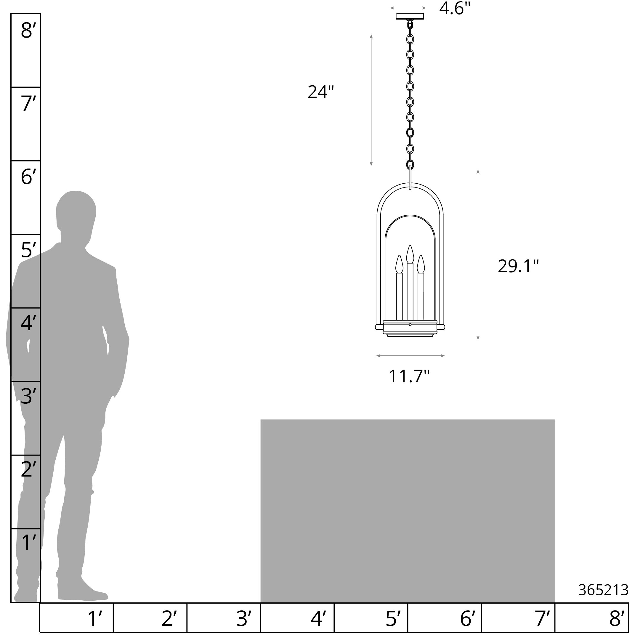 Davis 4 Light 11.7 inch Coastal White Outdoor Hanging Lantern