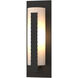 Forged Vertical Bars 1 Light 23.5 inch Coastal Oil Rubbed Bronze Outdoor Sconce, Large