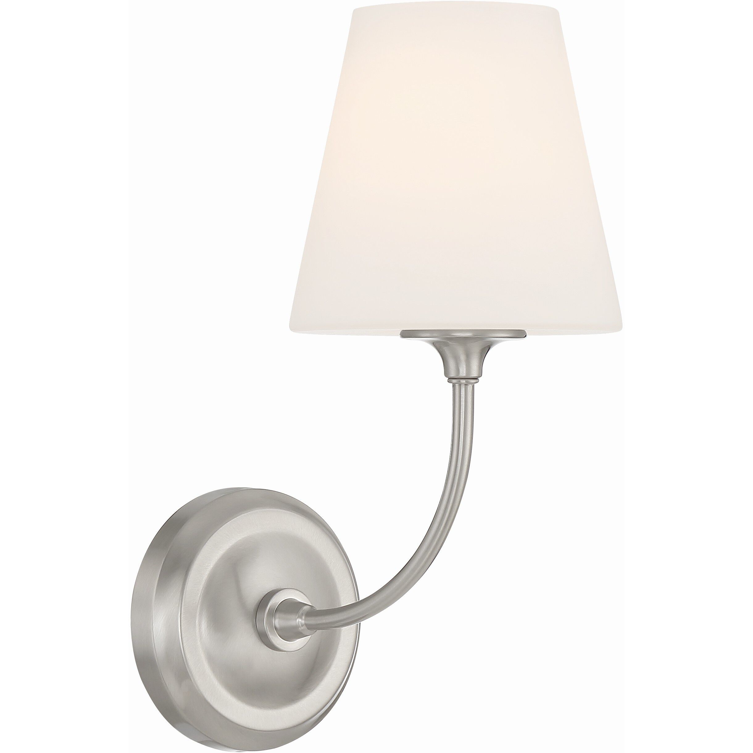 Sylvan Bath Sconce Wall Light in Brushed Nickel