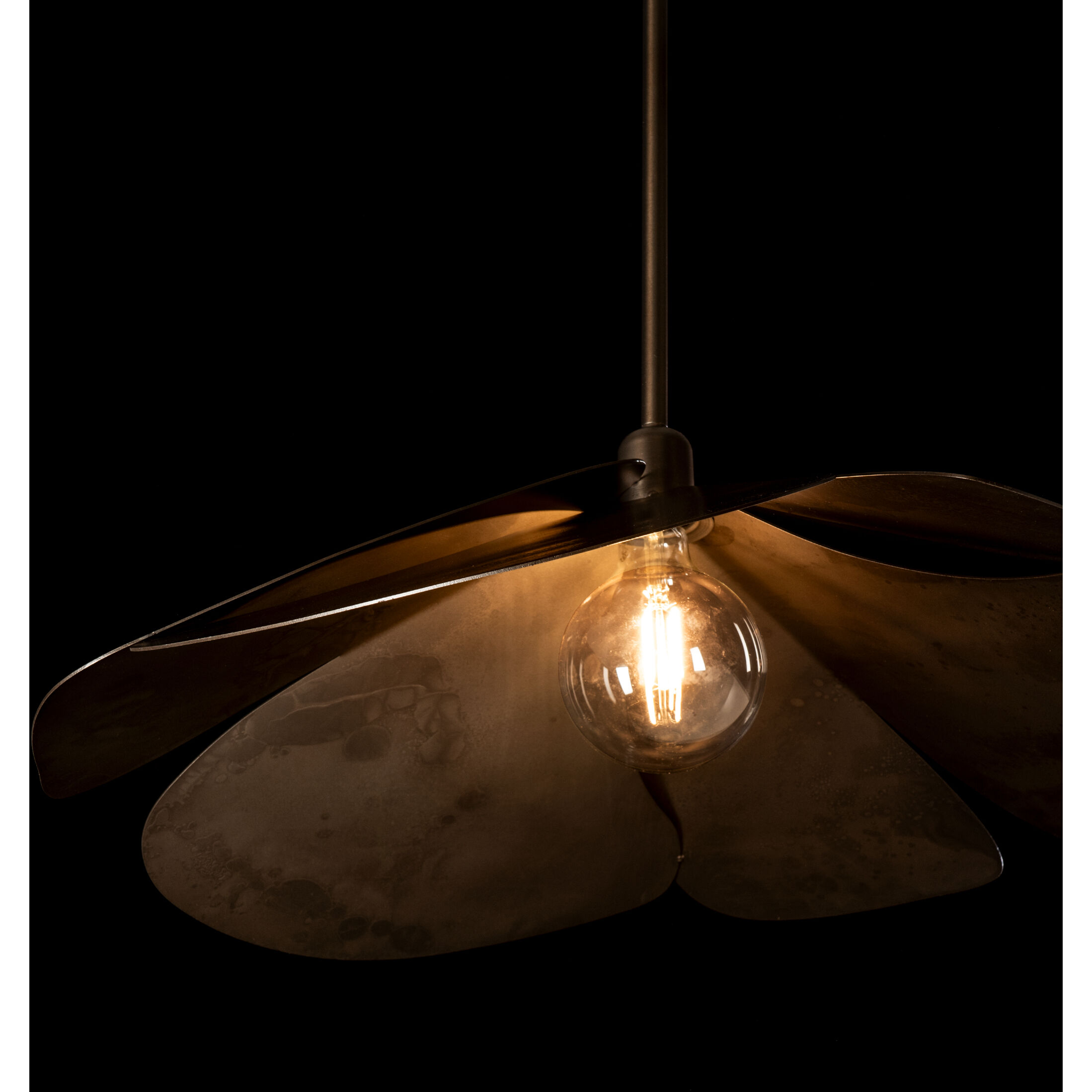 Hana 1 Light 29.2 inch Dark Smoke Pendant Ceiling Light, Large