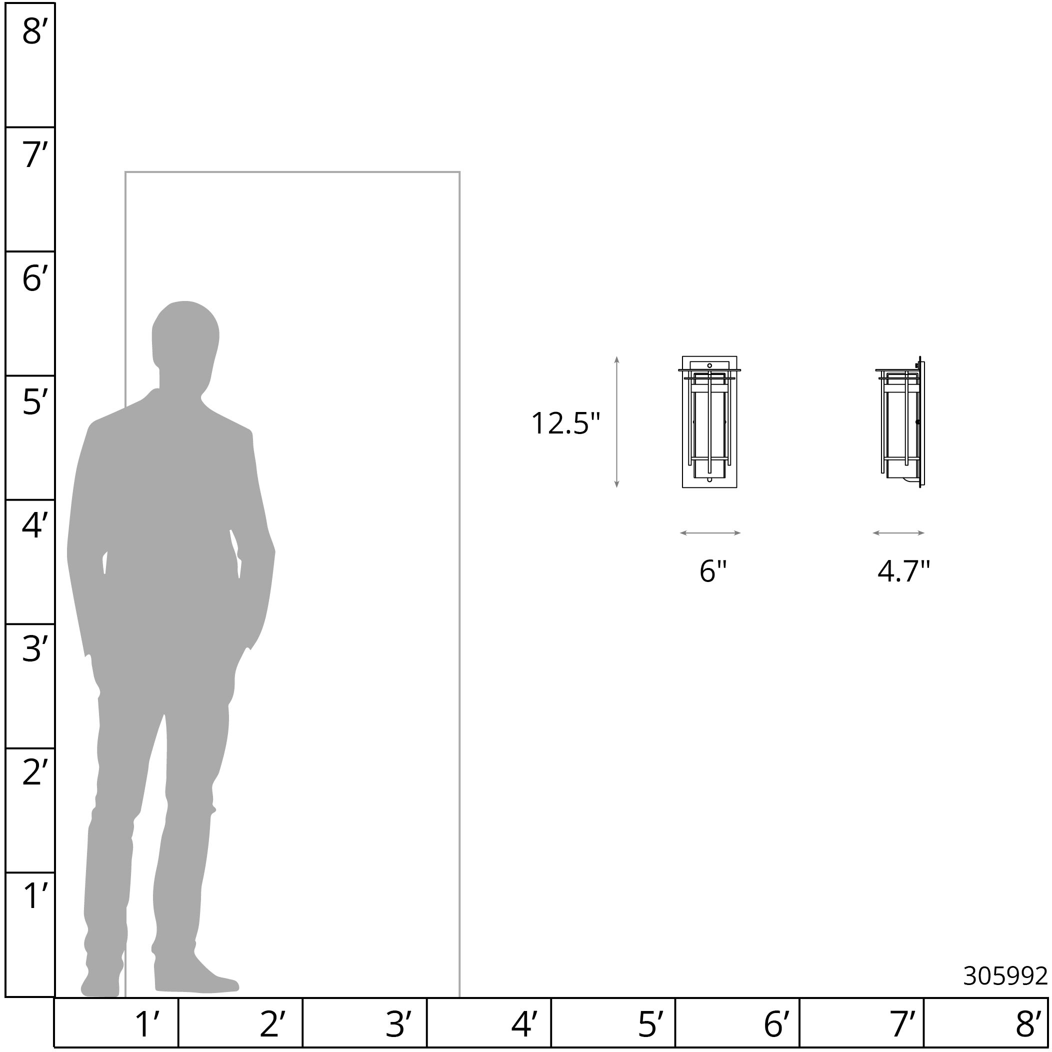 Banded 1 Light 12.5 inch Coastal Natural Iron Outdoor Sconce, Small