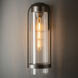 Alcove 1 Light 19.6 inch Coastal Dark Smoke Outdoor Sconce in Clear, Medium