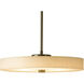 Disq LED 15 inch Dark Smoke Pendant Ceiling Light