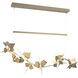 Belladonna LED 50.3 inch Soft Gold and Modern Brass Pendant Ceiling Light in Soft Gold/Modern Brass