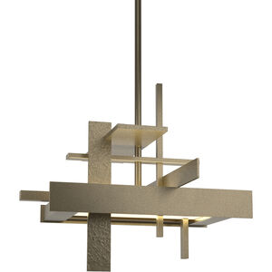 Planar LED 12.1 inch Soft Gold Pendant Ceiling Light, Small