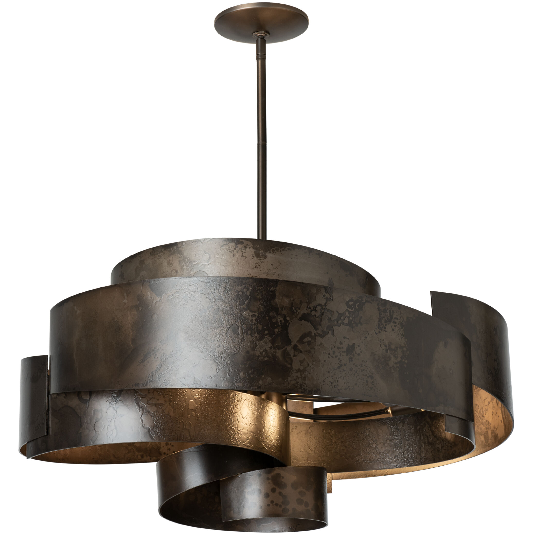 Zen 6 Light 34.1 inch Dark Smoke Pendant Ceiling Light