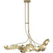 Pangea LED 48.2 inch Modern Brass Linear Pendant Ceiling Light