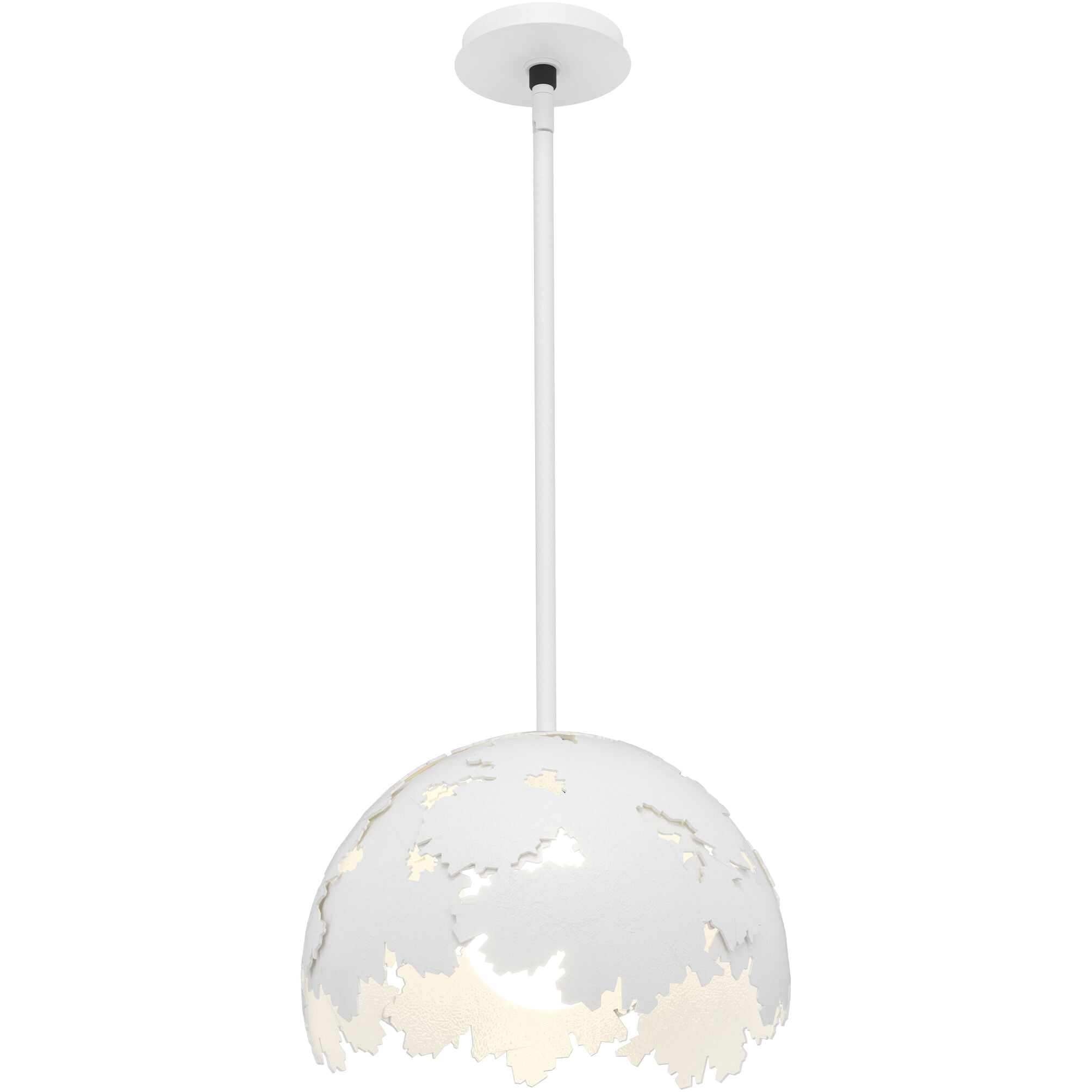 Pangea 1 Light 15.3 inch White Pendant Ceiling Light - Open Box