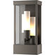 Portico 3 Light 17.8 inch Coastal Dark Smoke Outdoor Sconce - Open Box