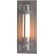 Torch 1 Light 25.9 inch Coastal Burnished Steel Outdoor Sconce, XL - Open Box