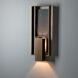 Shadow Box 1 Light 21.2 inch Coastal Bronze Outdoor Sconce, Large