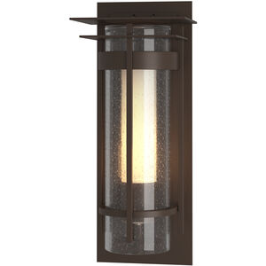 Torch 1 Light 12.5 inch Coastal Bronze Outdoor Sconce, Small