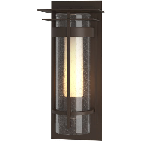 Torch 1 Light 12.5 inch Coastal Bronze Outdoor Sconce, Small