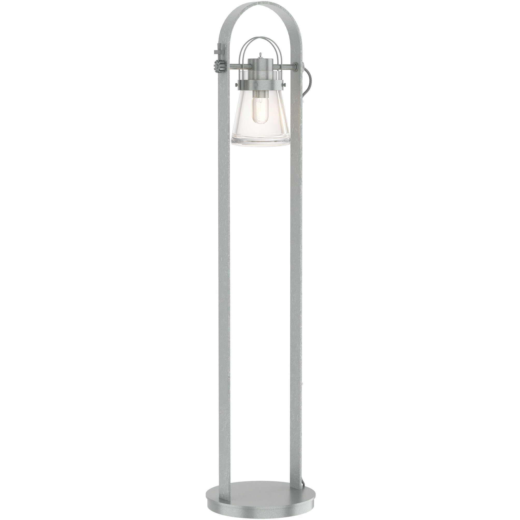 Erlenmeyer 51 inch 60 watt Vintage Platinum Floor Lamp Portable Light