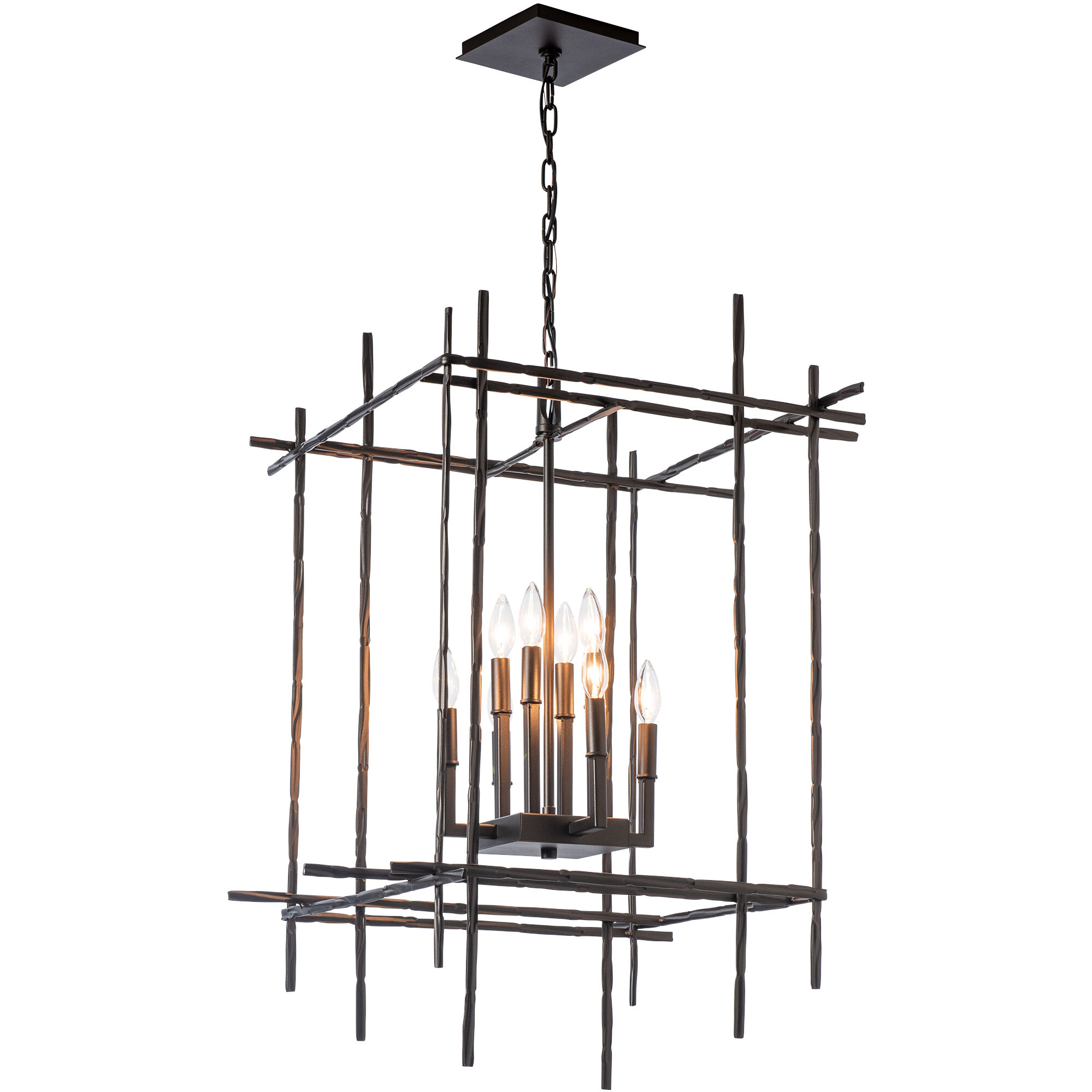 Tura 8 Light 28 inch Oil Rubbed Bronze Chandelier Ceiling Light, Large
