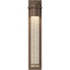 Airis 1 Light 24.3 inch Coastal Bronze Outdoor Sconce, Medium