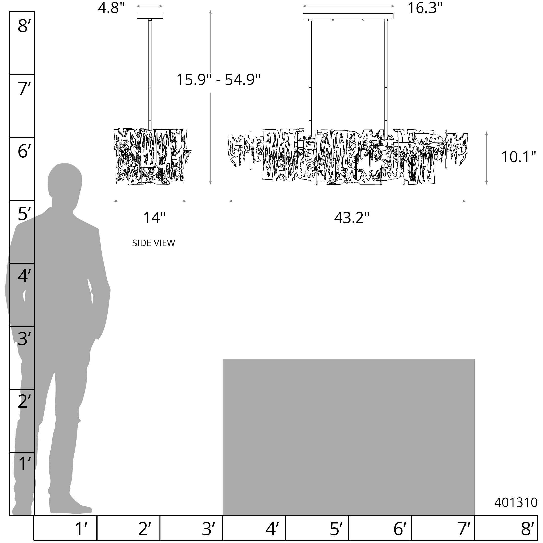 Art + Alchemy Brutus 4 Light 14 inch Oil Rubbed Bronze Pendant Ceiling Light