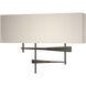 Cavaletti 2 Light 16.5 inch Oil Rubbed Bronze ADA Sconce Wall Light in Flax