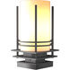Banded 1 Light 12.8 inch Coastal Burnished Steel Outdoor Pier Mount