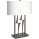 Antasia 24.7 inch 100 watt Dark Smoke Table Lamp Portable Light in Natural Anna