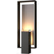 Shadow Box 2 Light 21.2 inch Coastal Oil Rub Bronze and Coastal Burnished Steel Outdoor Sconce in Coastal Oil Rubbed Bronze/Coastal Burnished Steel, Large