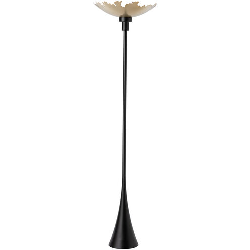Pangea 83.4 inch 60.00 watt White with Soft Gold Torchiere Portable Light in White and Soft Gold